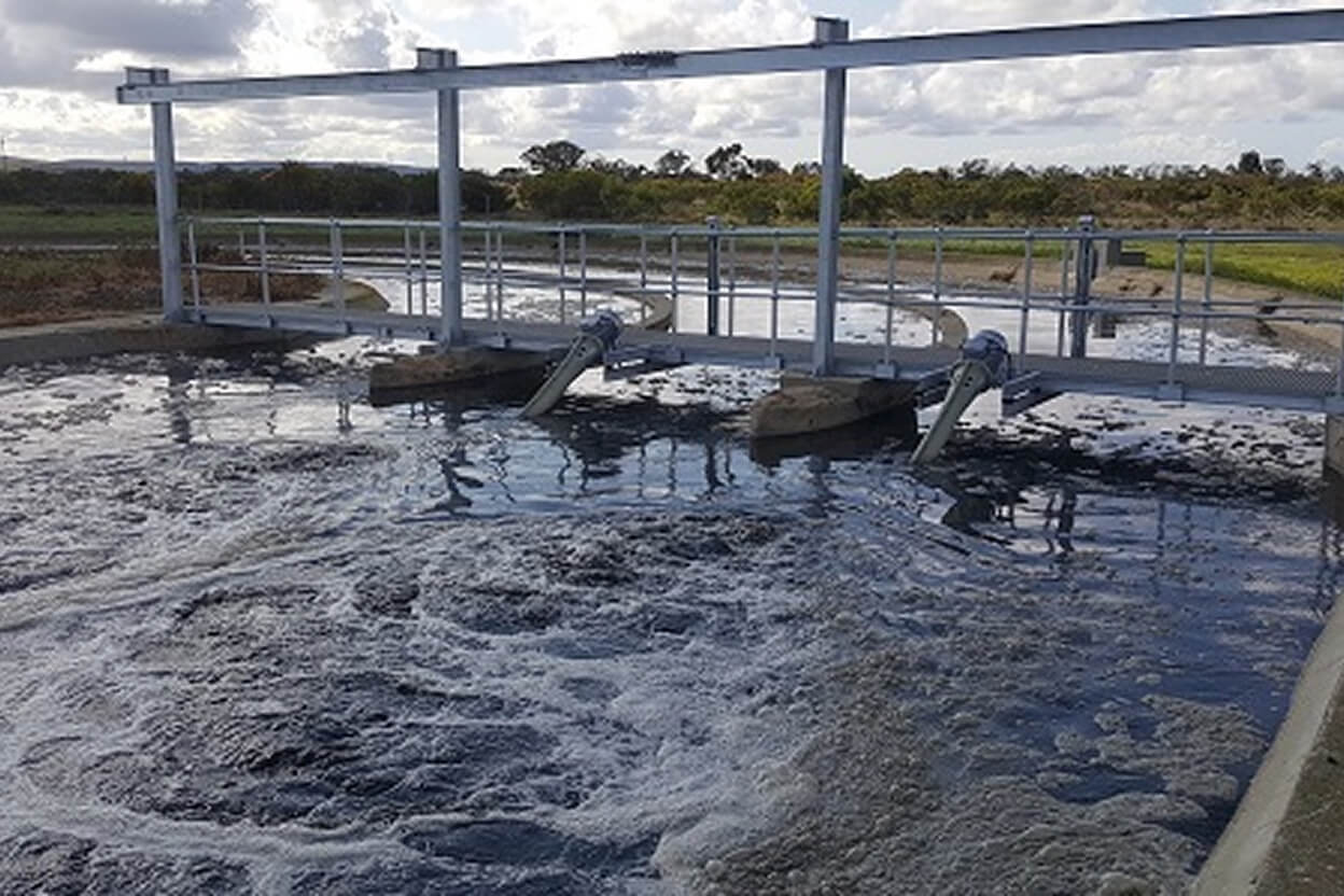 Aeration System, Municipal Waste Water Treatment Works, photo 2 of 7