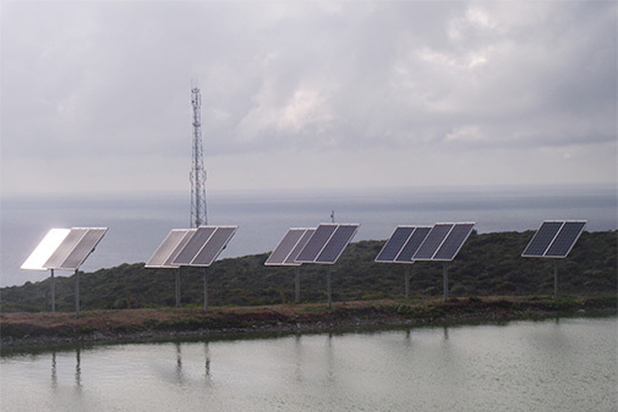 Solar Powered Final Effluent Pumping System